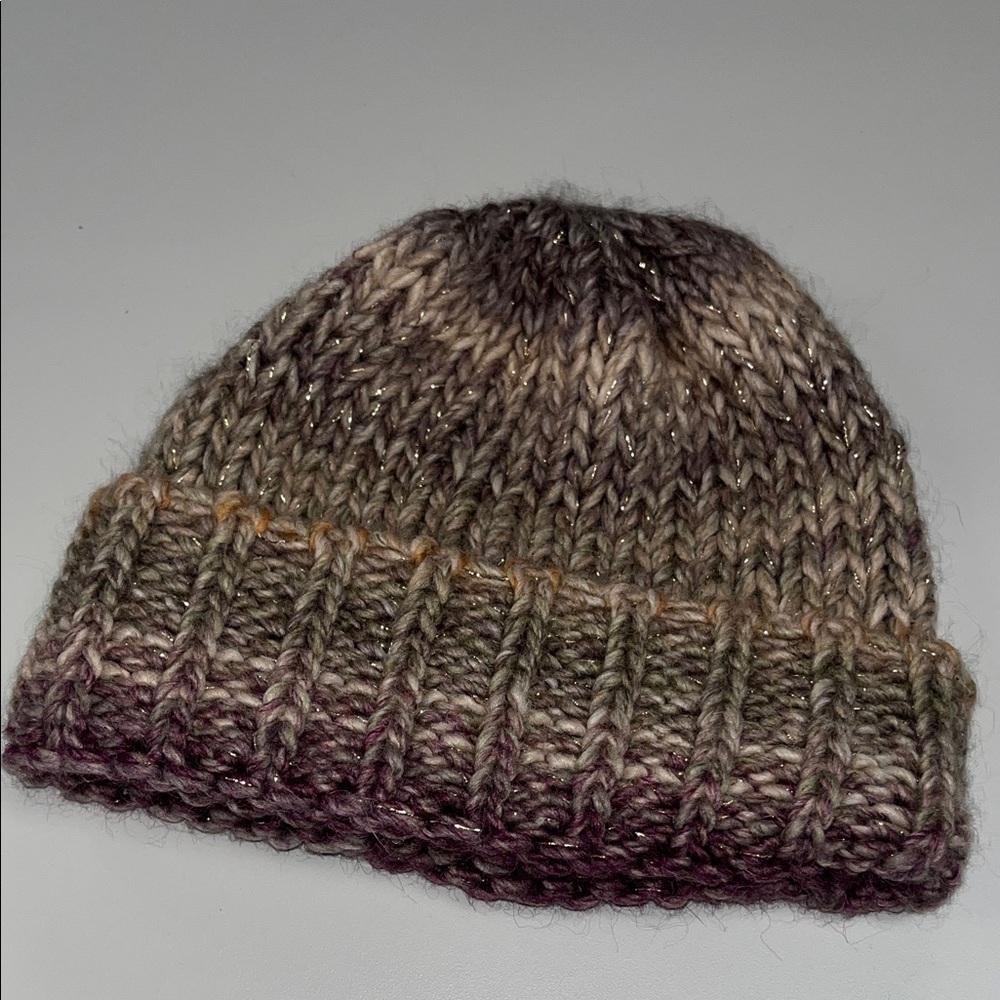 Santelli Francesca Multicolor Knit Wool Blend Beanie